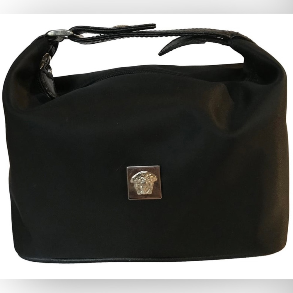 Authentic vintage Gianni, Versace nylon top handle bag